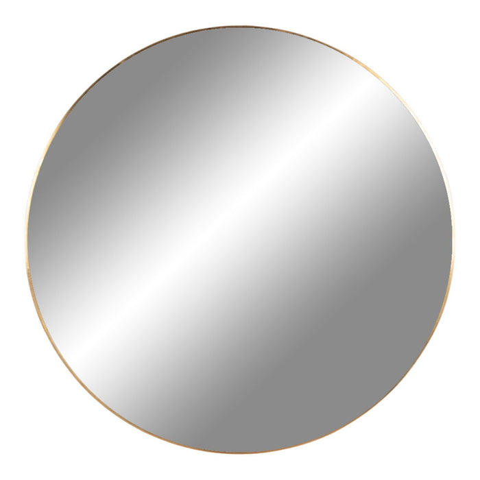 Jersey Mirror - Mirror, steel, brass look, ø100 cm