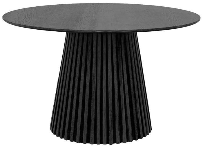 House Nordic Osaka Zwart Eiken Eettafel Rond Ø120 cm