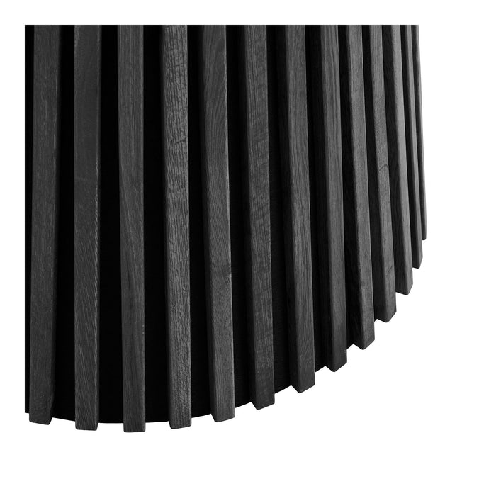 House Nordic Osaka Zwart Eiken Eettafel Rond Ø120 cm