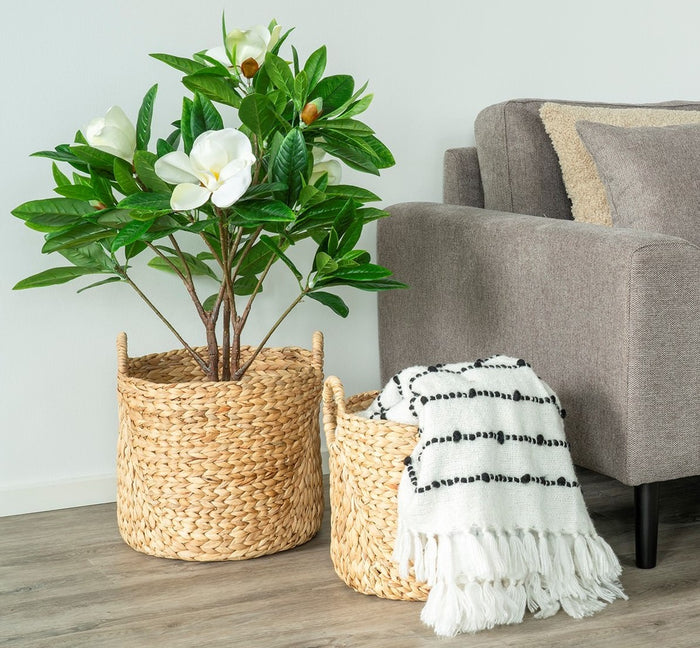 House Nordic Passo Natural Waterhyacint Manden Set van 2