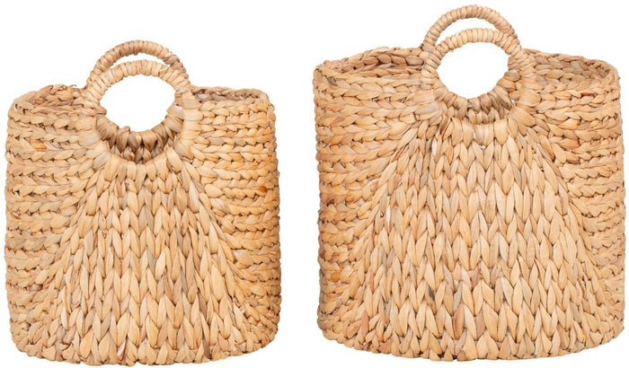 House Nordic Passo Natural Waterhyacint Manden Set van 2