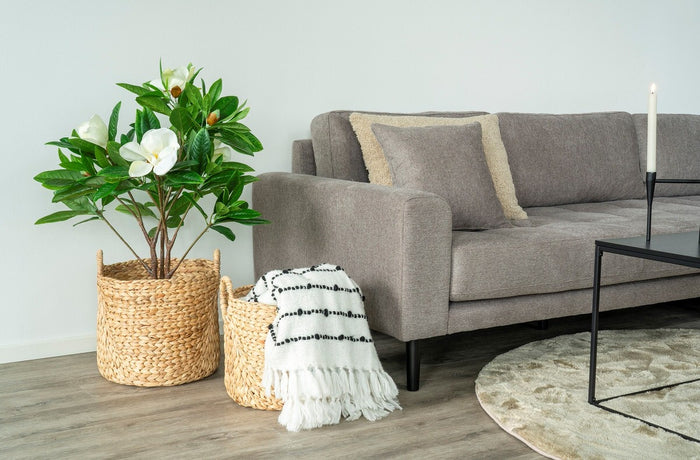 House Nordic Passo Natural Waterhyacint Manden Set van 2