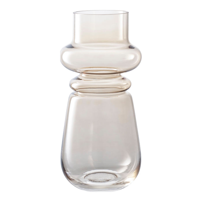 Vase - Vase, glass, smoked brown ø15x31 cm