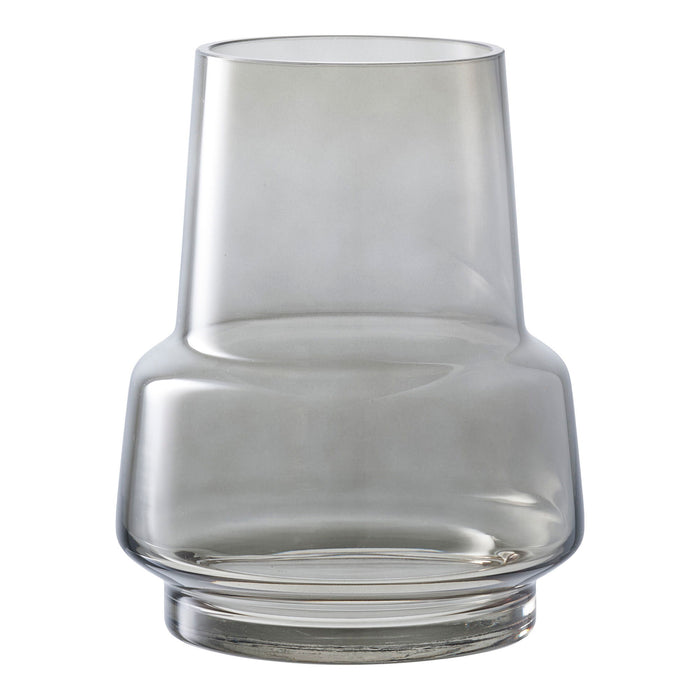 Vase - Vase, glass, smoked grey ø15x19 cm