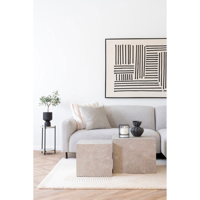 House Nordic Prague Beige Salontafel Set Marmerlook