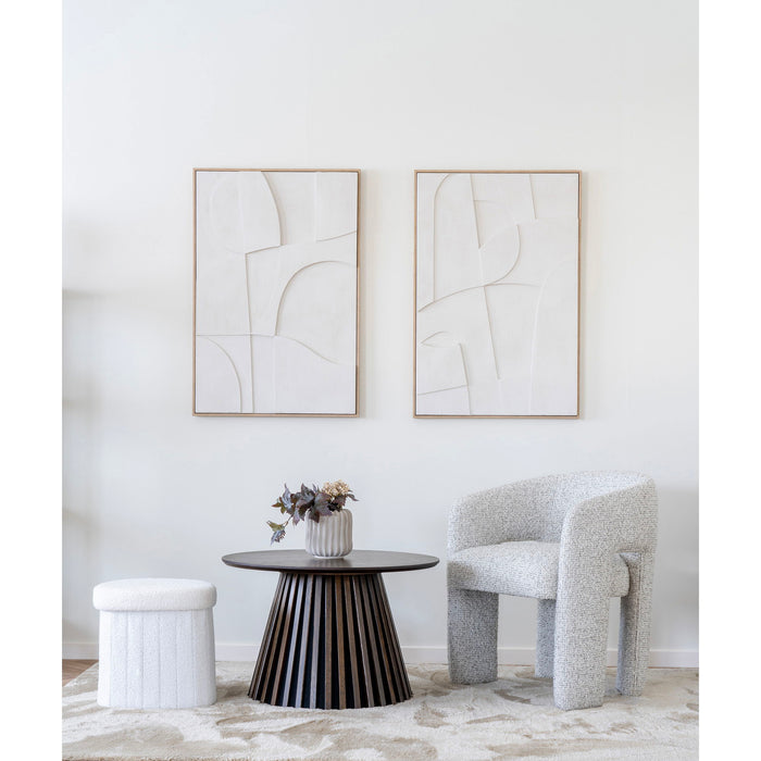 House Nordic Osaka Gerookt Eiken Salontafel Rond