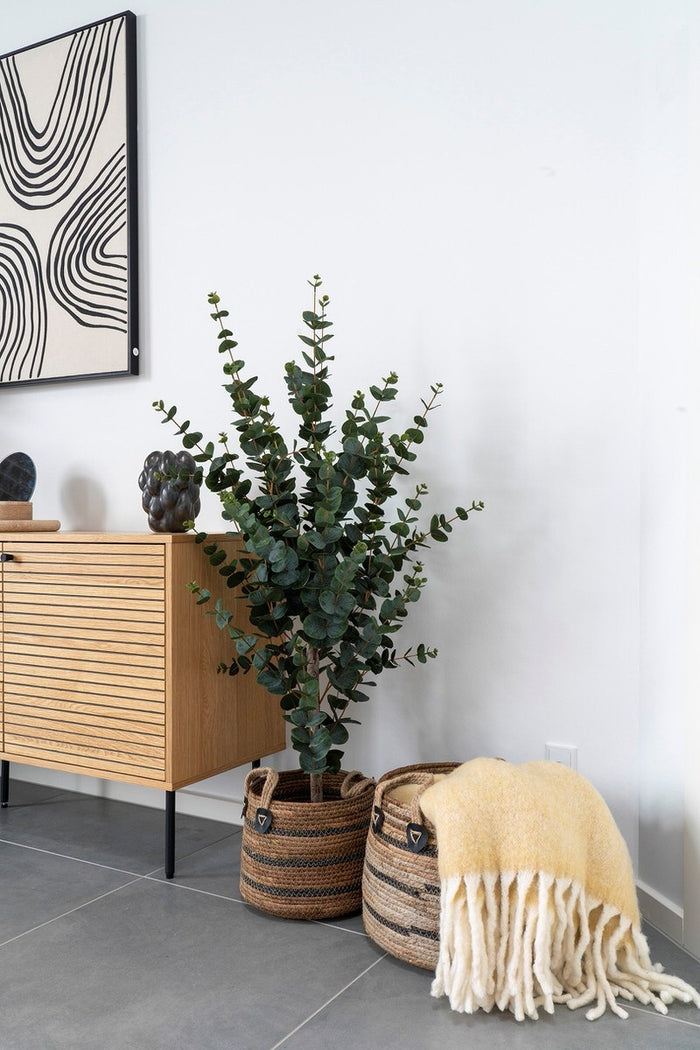 House Nordic Erba Natural Bananenblad Mandenset