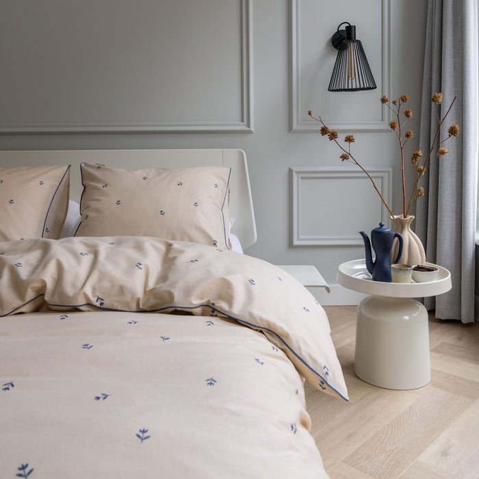 Walra Spring Tulips Dekbedovertrek 200 x 220 cm - Zand