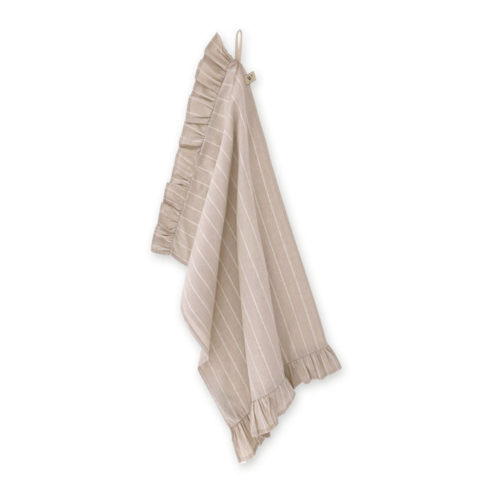 Walra Lovely Linen Ruffles Keukenset 3 st. - Naturel