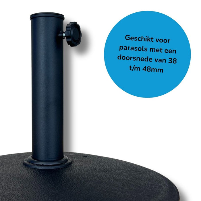 PimXL Parasolvoet rond - Ø 44,5 cm - 12kg