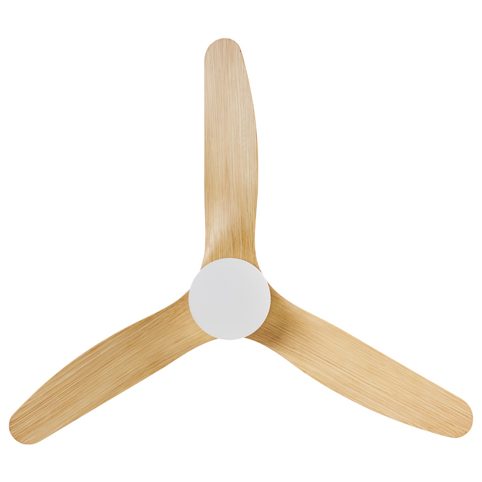 Beliani-ANDERSON-Plafondventilator-Lichtbruin-Synthetisch materiaal