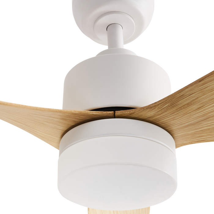 Beliani-ANDERSON-Plafondventilator-Lichtbruin-Synthetisch materiaal