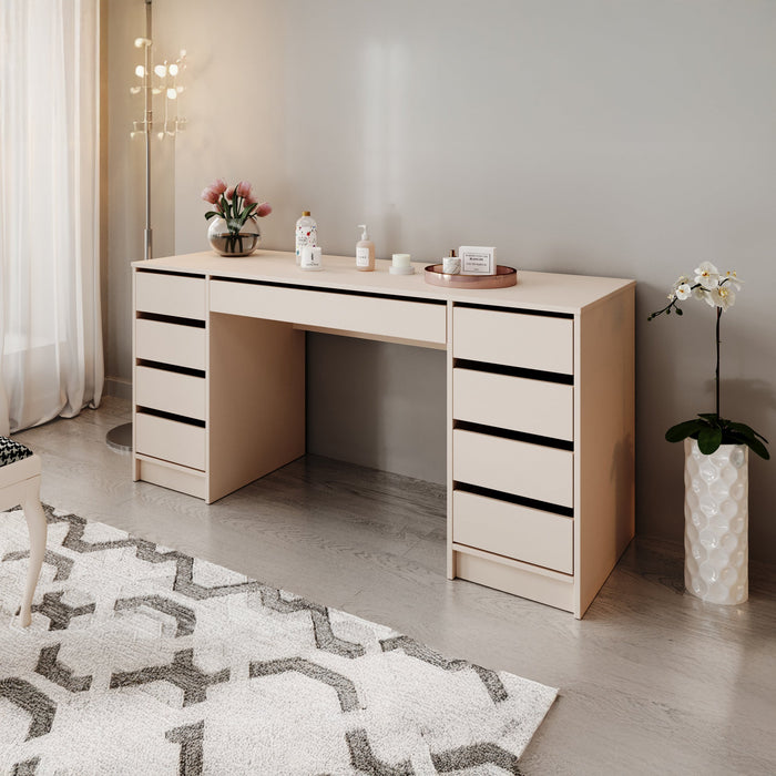Meubella - Kaptafel Arco 2 - Beige - 154 cm