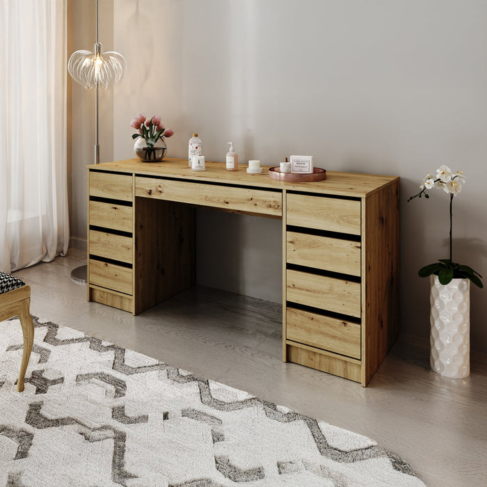 Meubella - Kaptafel Arco 2 - Eiken - 154 cm