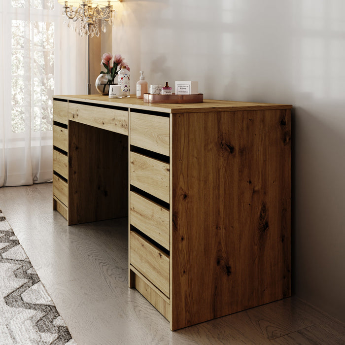Meubella - Kaptafel Arco 2 - Eiken - 154 cm