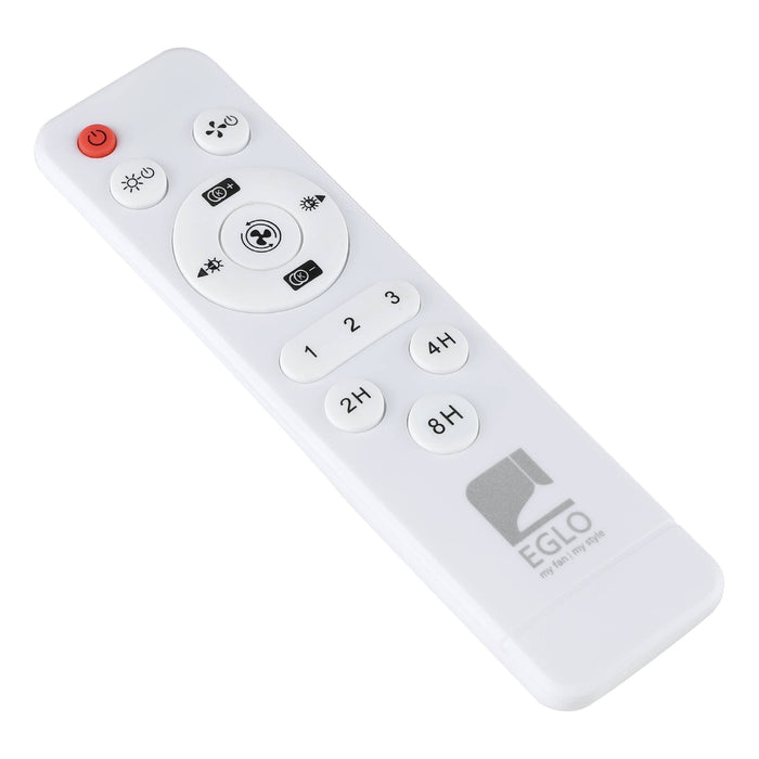 EGLO Sayulita 1 Plafondlamp met ventilator - 46 cm - Zwart|Wit - Dimbaar - 3 Standen