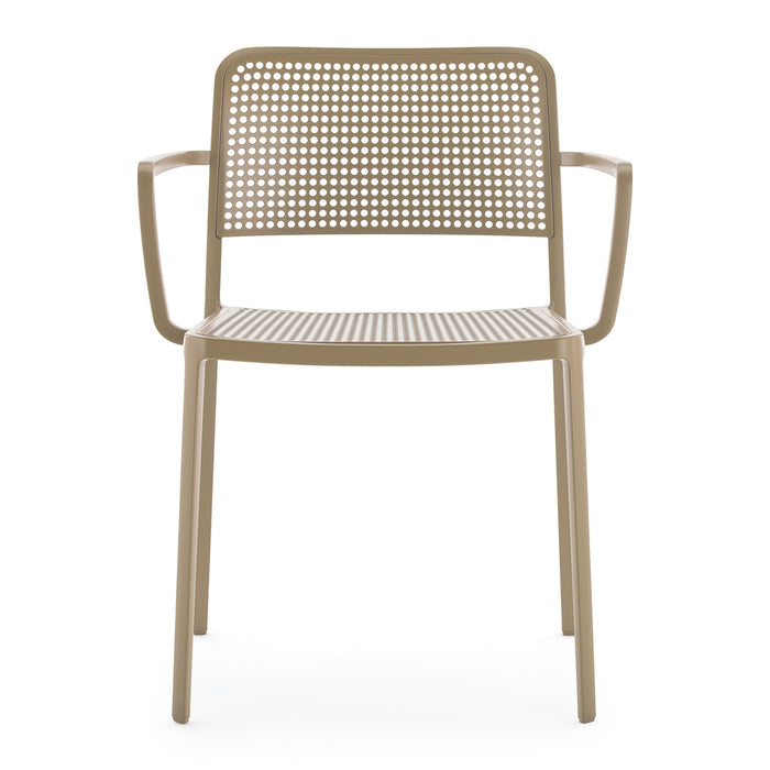 Kartell Audrey Eetkamerstoel met Armleuningen - Beige