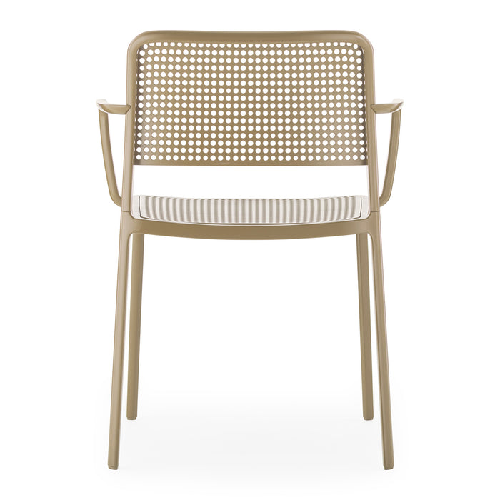 Kartell Audrey Eetkamerstoel met Armleuningen - Beige