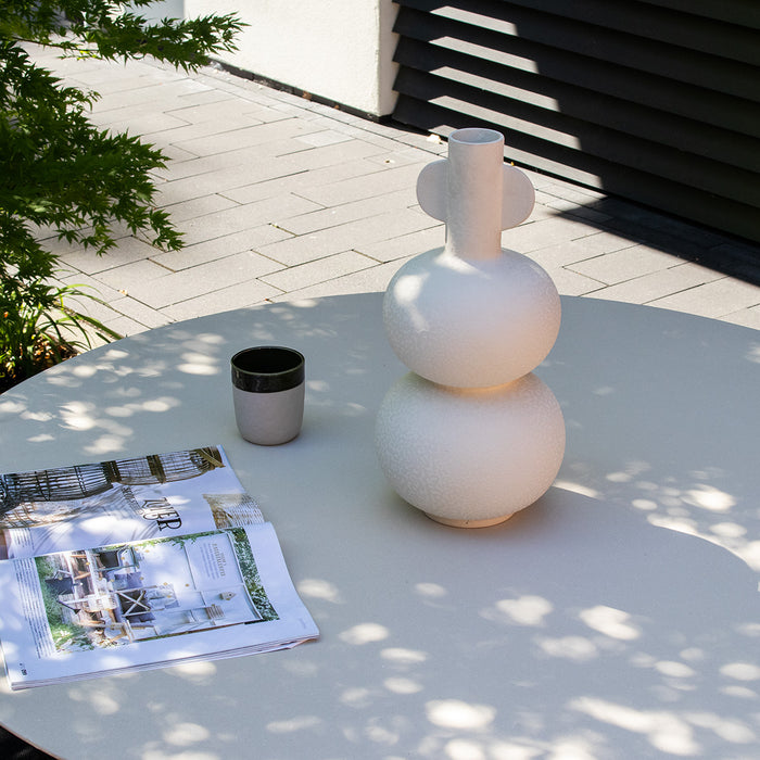 DÉJA Living - DÉJA Tuintafel Grabo Beige Rond 120cm