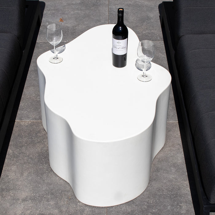 DÉJA Living - Salontafel Wit Eco Composiet - 100x70x41cm - Marly