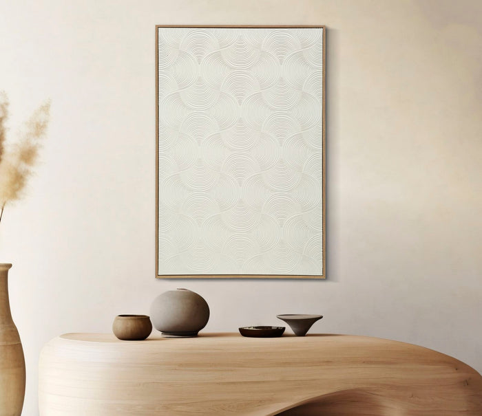 Schilderij op doek met lijst cm 80x3,8x120