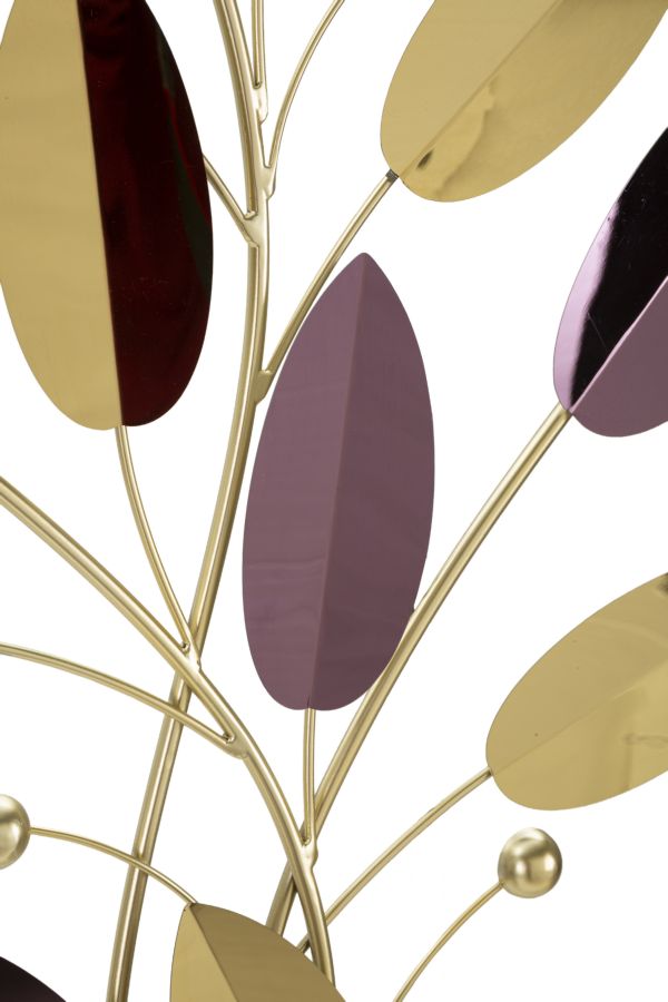 Decoratief paneel in 3D bladeren cm 59x3,8x98,4