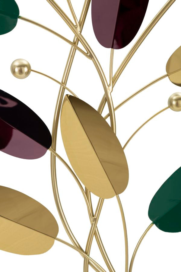 Decoratief paneel in 3D bladeren cm 59x3,8x98,4