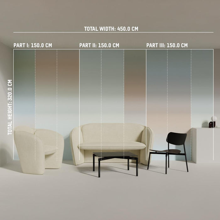 Petite Friture Panorama by Carole Baijings behang Morning Part 3