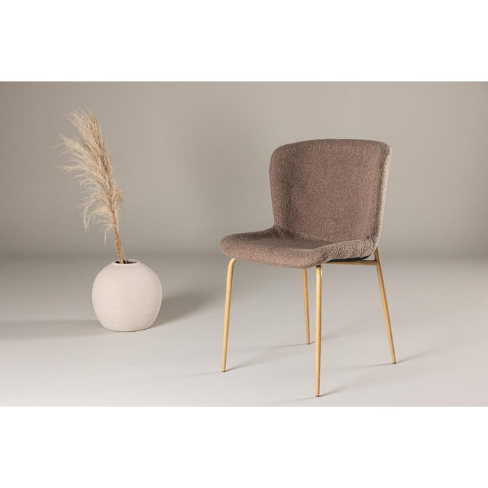 Svea - Miko eetkamerstoel - teddy - bruin