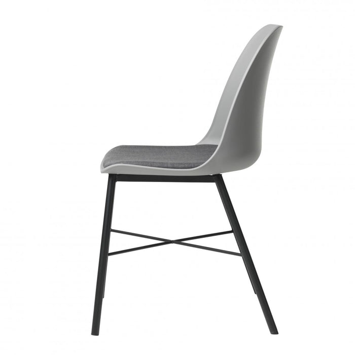 Nordic Home Rosie eetkamerstoel - grijs