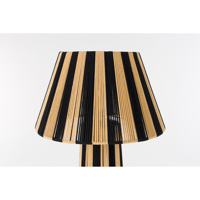 Bold Monkey Stripe it up Vloerlamp - Zwart