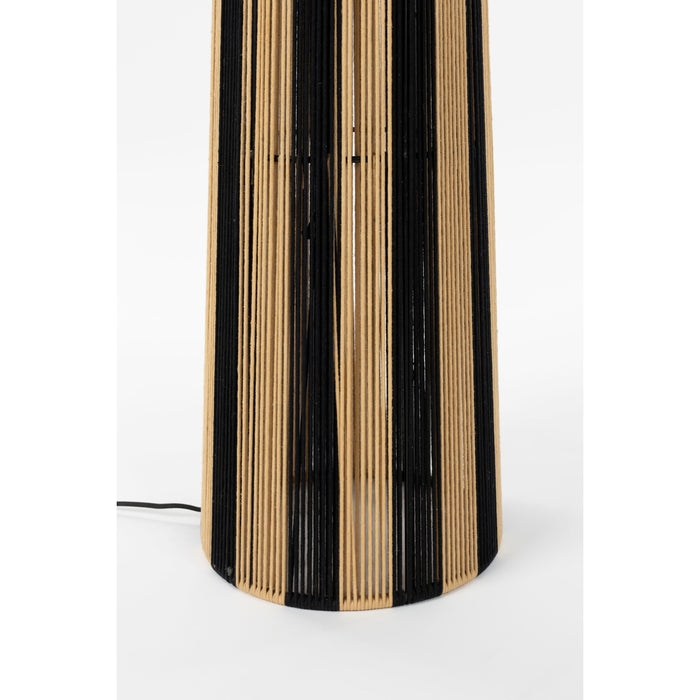 Bold Monkey Stripe it up Vloerlamp - Zwart