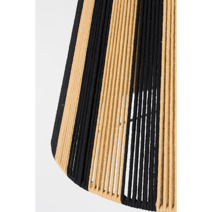 Bold Monkey Stripe it up Vloerlamp - Zwart