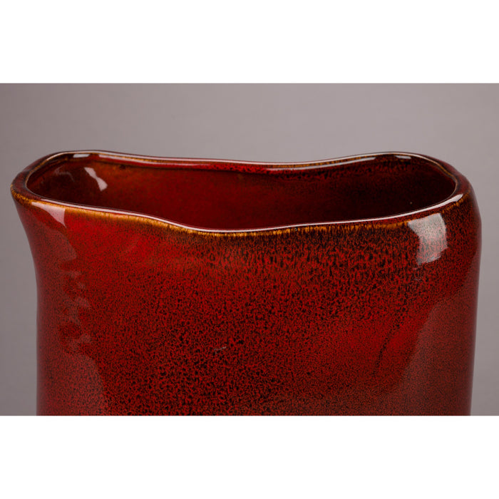 Dutchbone Edna Vaas 24 cm Rood