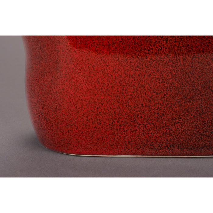 Dutchbone Edna Vaas 24 cm Rood