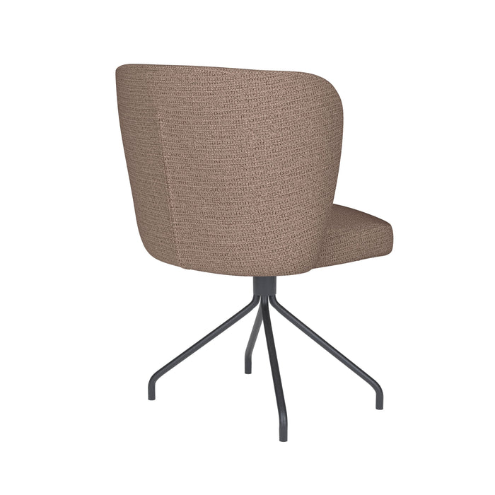 Housecraft Living Stan Eetkamerstoel Draaibaar Metaal Spider Taupe