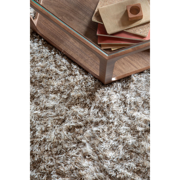 Dutchbone Hairy Vloerkleed Cappuccino 200x290 cm - Beige