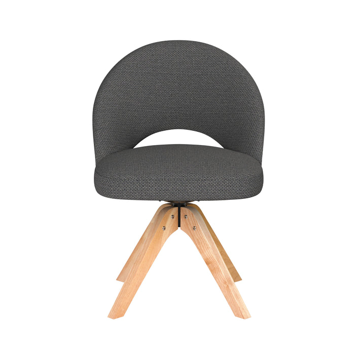 Housecraft Living Mick Eetkamerstoel Draaibaar Hout Grijs