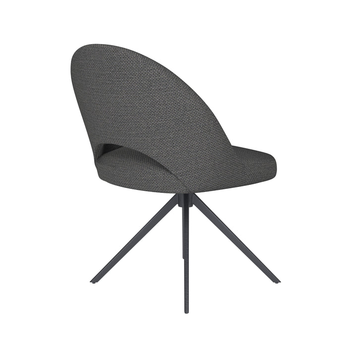 Housecraft living Mick Eetkamerstoel Draaibaar Metaal Grijs