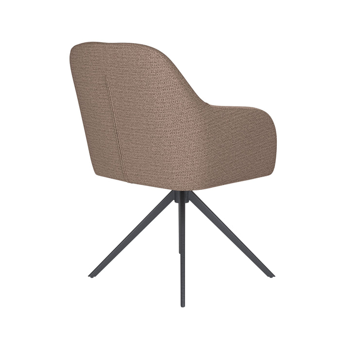 Housecraft Living Otis Eetkamerstoel Draaibaar Metaal Taupe