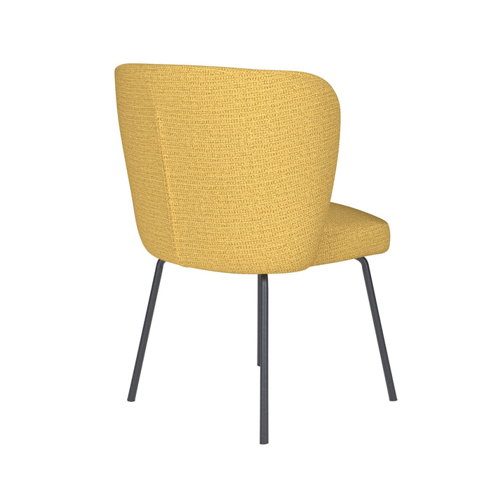 Housecraft Living Stan Eetkamerstoel Metaal Okergeel