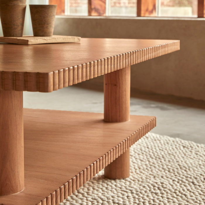 Tikamoon - Mindihouten salontafel 100 x 100 Mollie