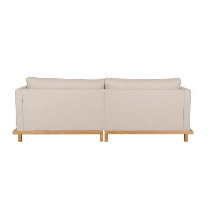 Zuiver Blossom 3-zitsbank Eiken Zand - Crème