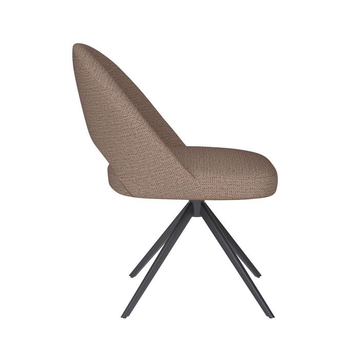 Housecraft living Mick Eetkamerstoel Draaibaar Metaal Taupe