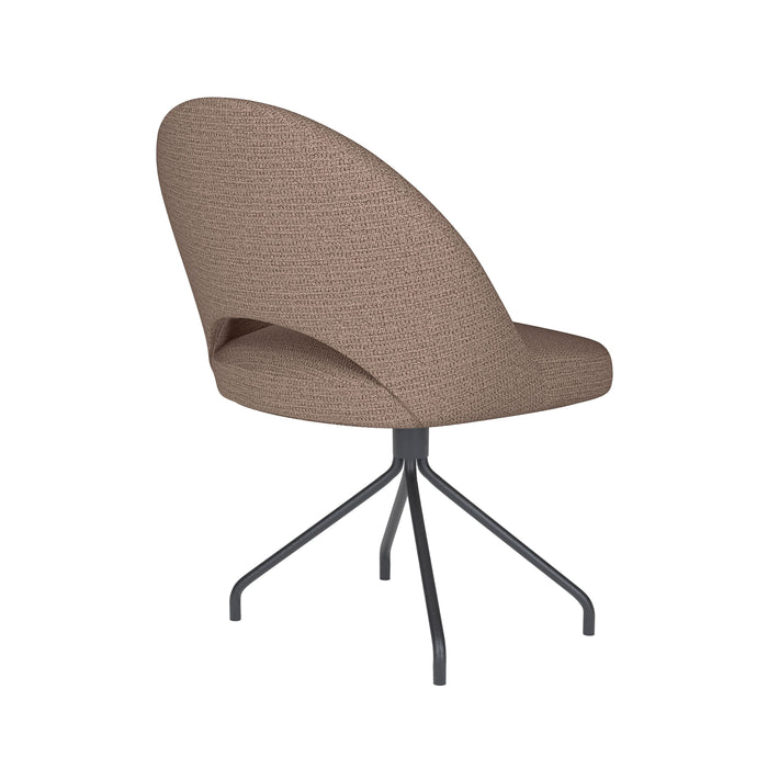 Housecraft Living Mick Eetkamerstoel Draaibaar Metaal Spider Taupe