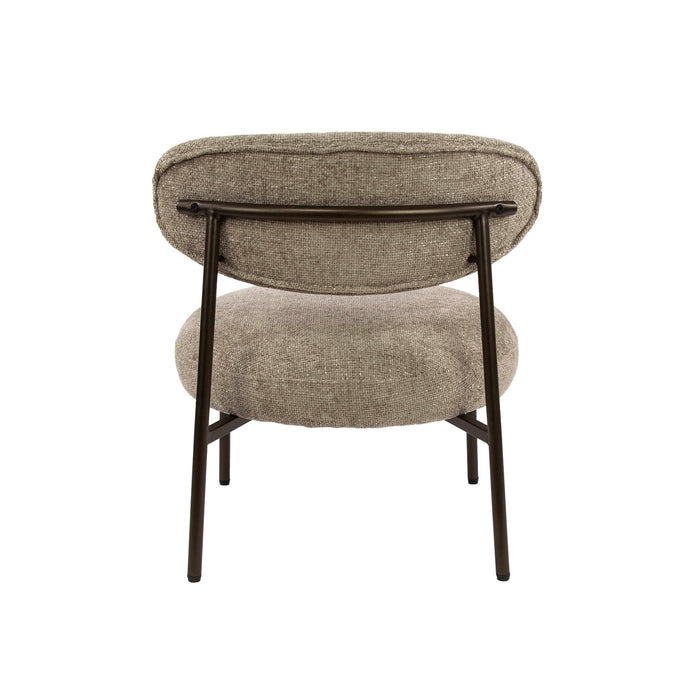 Giga Meubel - Fauteuil Zand Stof - Zithoogte 41cm - Round
