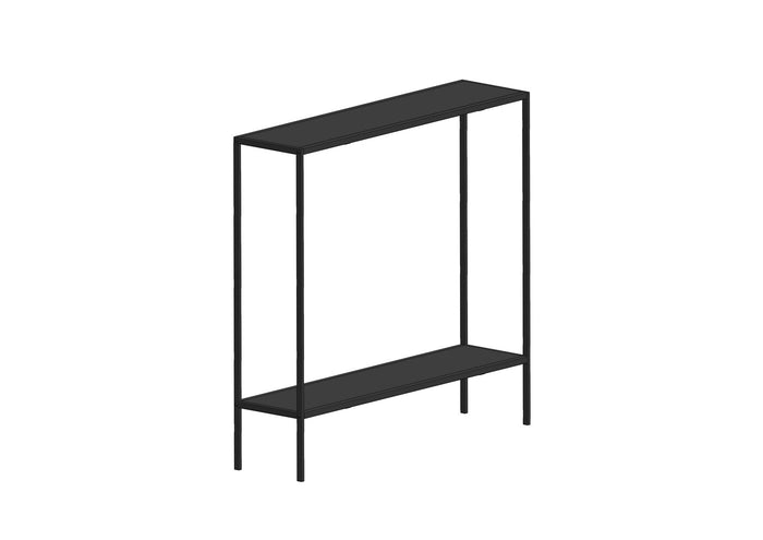 Giga Meubel - Sidetable Zwart Metaal - 83x21x78cm - Küba