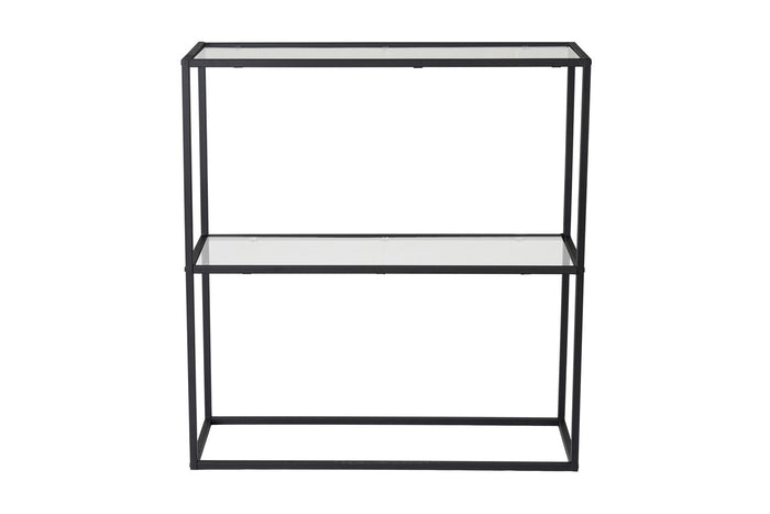 Giga Meubel - Sidetable Zwart Metaal - 80x30x85cm - Berra