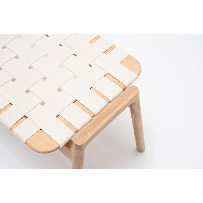 Klupa eetbank 120 white oil - Black