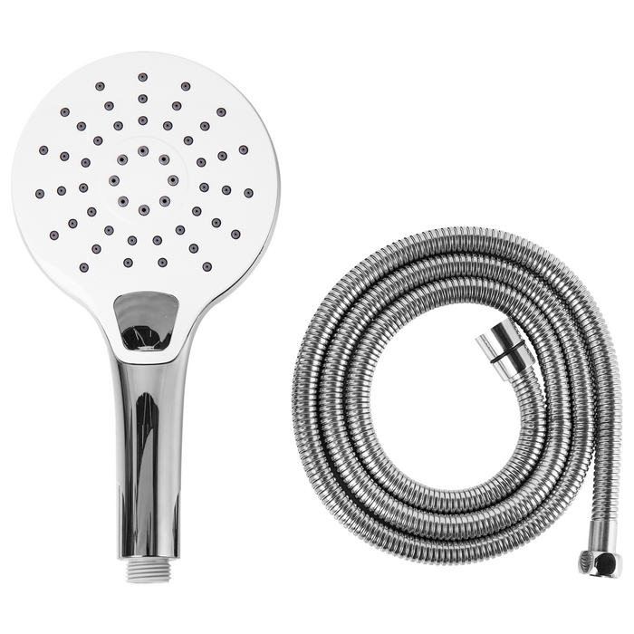 Beliani - IQUIRA - Douchekop met doucheslang - Zilver - ABS kunststof